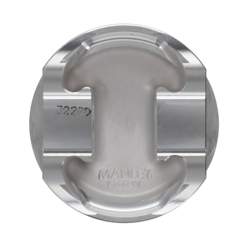 Manley 98-05 Subaru EJ20 WRX 92.50mm +.5mm Bore 8.5:1 Dish Platinum Series Piston Set w/Rings Piston Sets - Forged - 4cyl Manley Performance