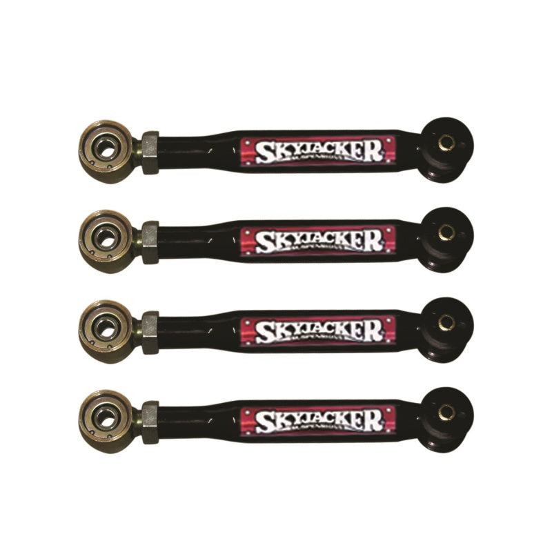 Skyjacker 0-4 in. Front & Rear Adjustable Lower Flex Links Control Arms Skyjacker