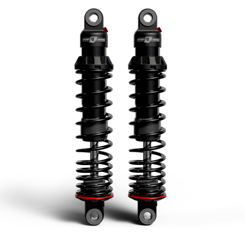 Progressive 91-05 Harley Early Dyna 494 Series Shocks 12.5in Bushing - Black Shocks and Struts Progressive