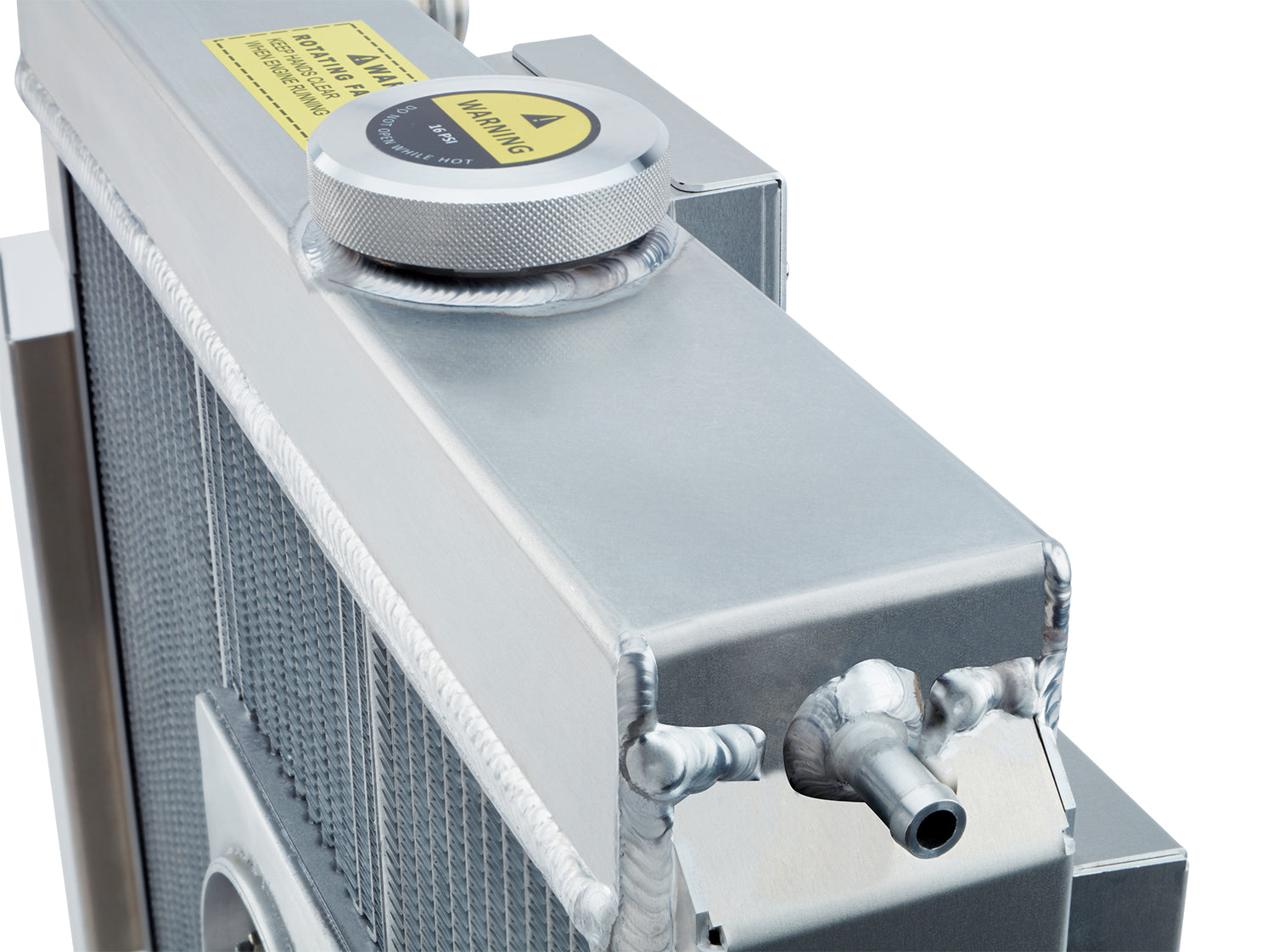 Slim Fit Radiator 64-66 Mustang Driver Outlet Radiator Proform