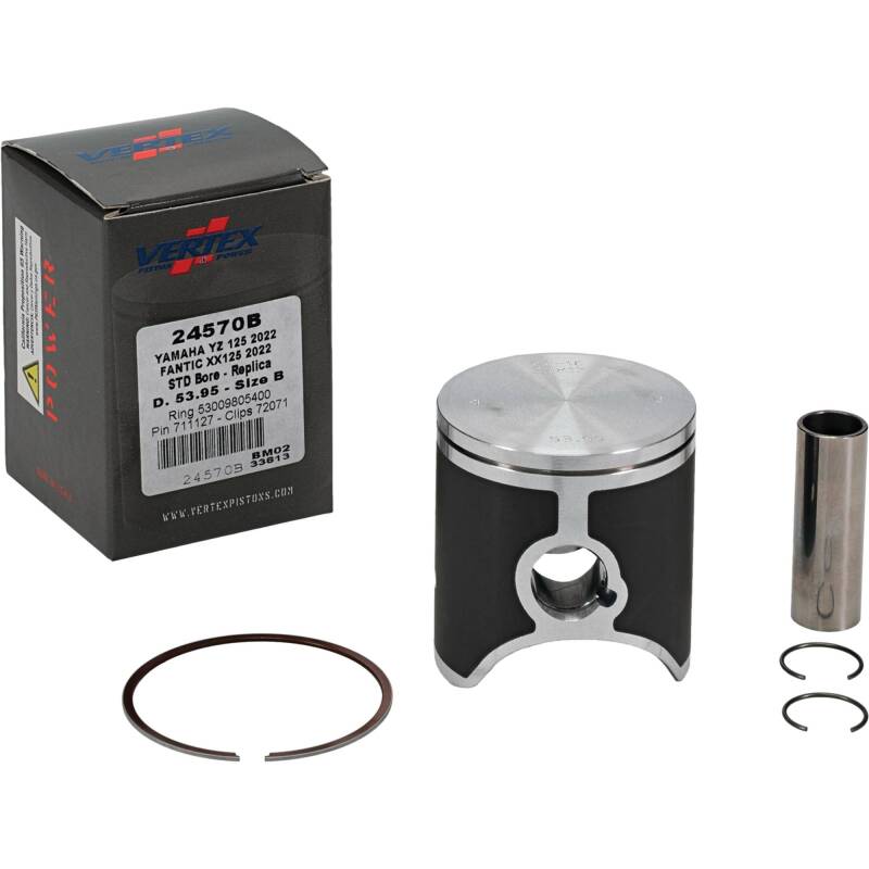 Vertex Piston 2023 Fantic Motor XE 125 125cc Cast Replica Piston Kit Piston Sets - Powersports Vertex Pistons