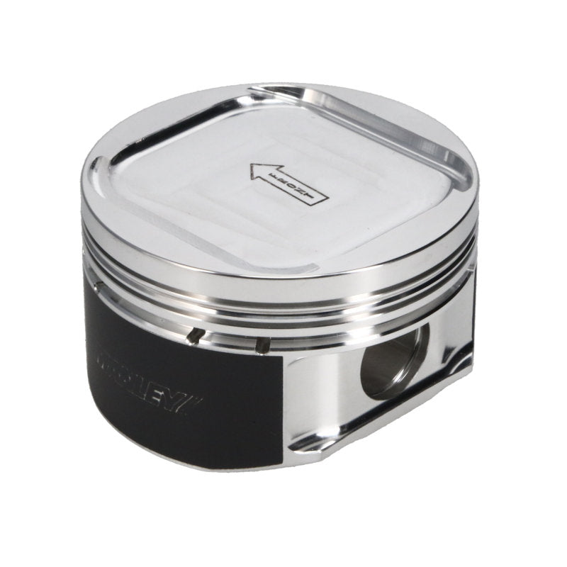 Manley 98-05 Subaru EJ20 WRX 92.50mm +.5mm Bore 8.5:1 Dish Platinum Series Piston Set w/Rings Piston Sets - Forged - 4cyl Manley Performance
