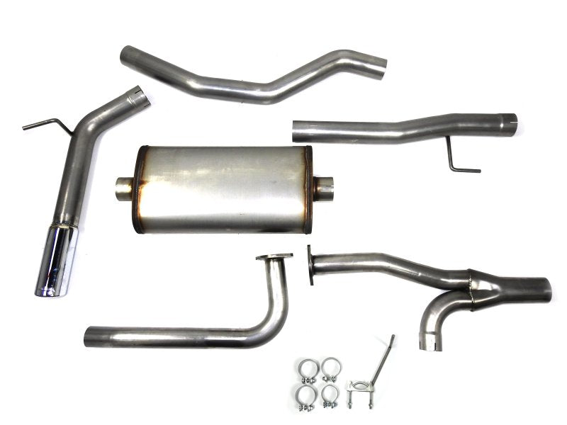JBA 16-20 Nissan Titan XD (Excl Long Bed) 5.6L 409SS Single Rear Exit Cat-Back Exhaust Catback JBA