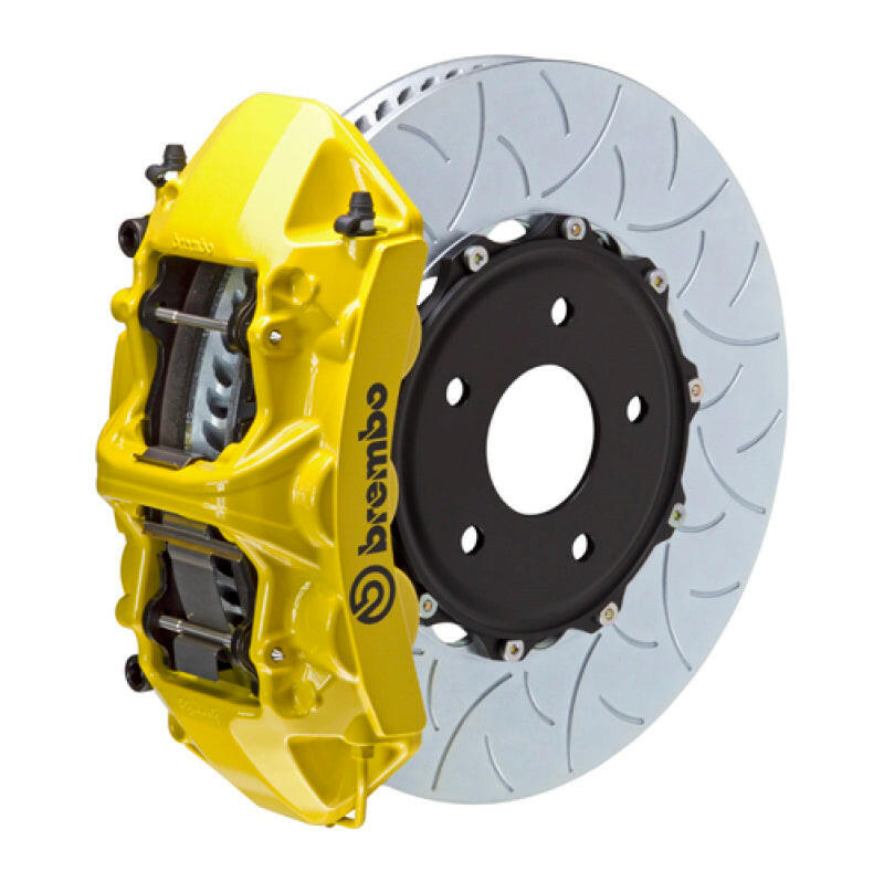Brembo 20+ 992 C2S/992 C4S (Excl PSCB/PCCB) Fr GT BBK 6Pis Cast 380x34 2pc Rtr Slot Type3-Yellow Brake Kits - Performance Slot Brembo