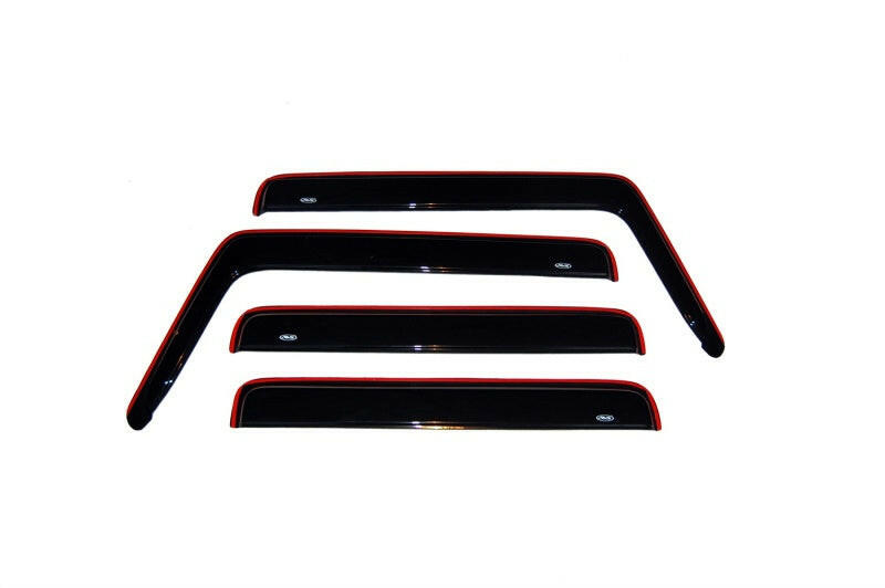 AVS 03-09 Hummer H2 Ventvisor In-Channel Window Deflectors - 4pc - Smoke Wind Deflectors AVS