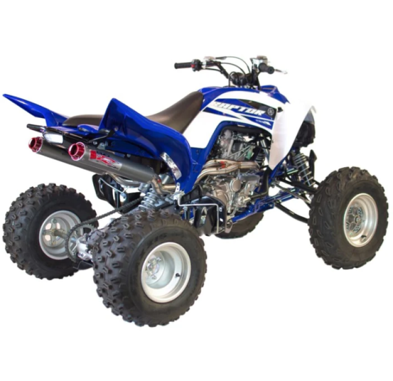 Big Gun 15-23 Yamaha RAPTOR 700 EVO R Series Dual Full Syst Exhaust Powersports Exhausts Big Gun