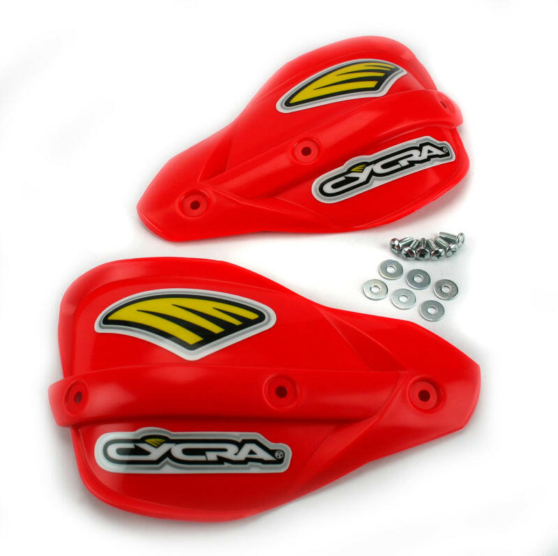 Cycra Enduro Handshield - Red Hand Guards Cycra
