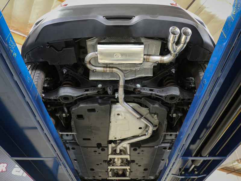 aFe Takeda 18-21 Toyota C-HR 2.0L 2.5in 304 Stainless Steel Cat-Back Exhaust w/ Polished Tip Catback aFe