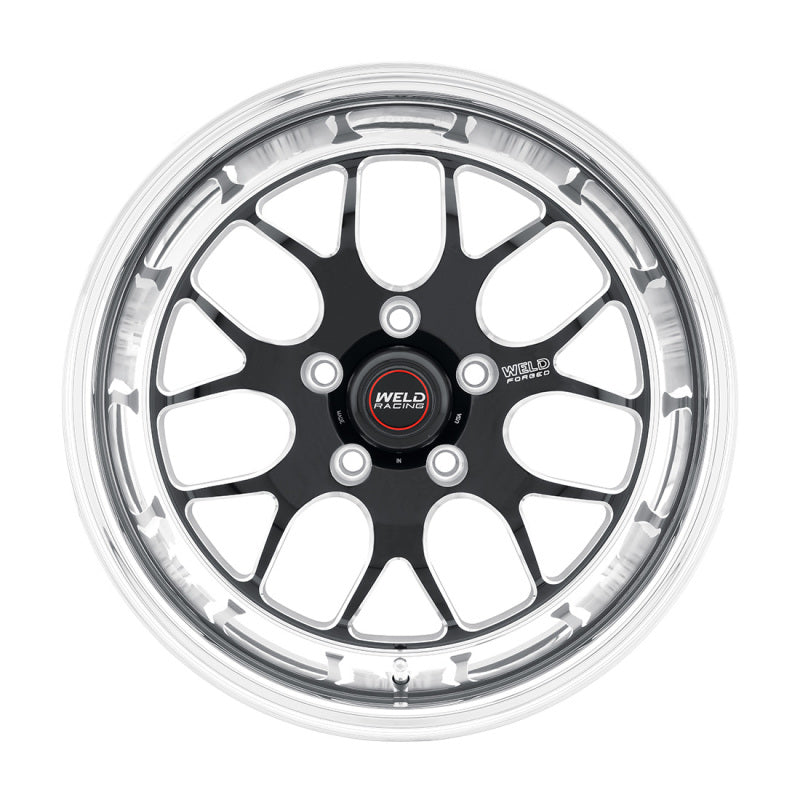 Weld S77 17x10 / 5x5 BP / 7.2in. BS Black Wheel (High Pad) - Non-Beadlock Wheels - Forged Weld