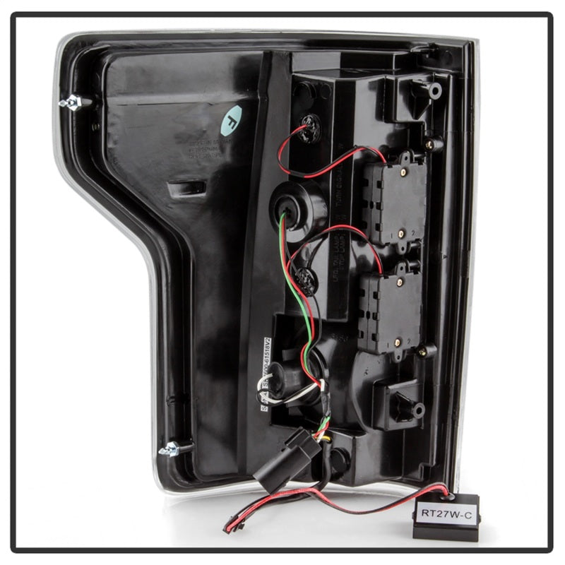 Spyder 18-19 Ford F-150 (w/o Blind Spot Sensor) LED Tail Lights - Black (ALT-YD-FF15018-LED-BK) Tail Lights SPYDER