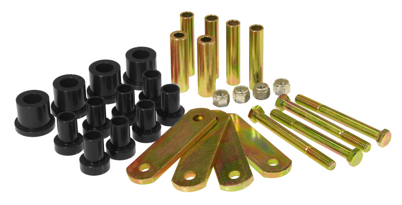 Prothane 68-72 Chrysler A Body HD Spring & Shackles Bushings - Black Bushing Kits Prothane