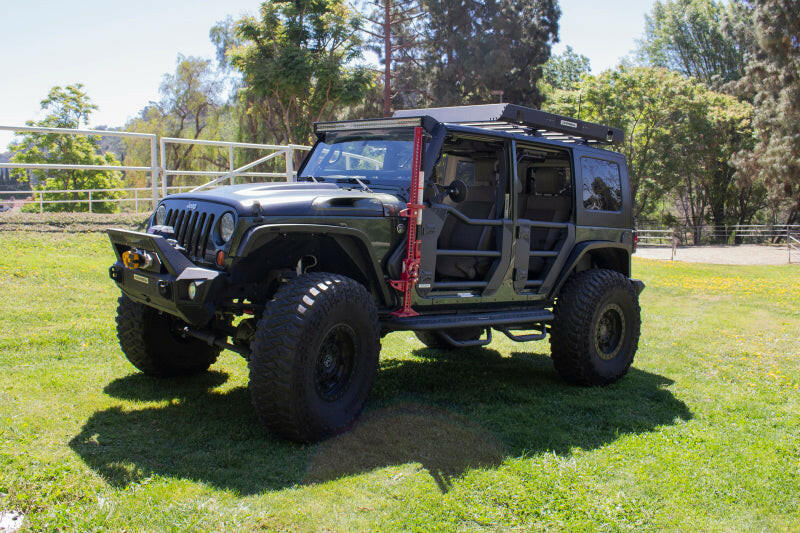 Go Rhino Jeep 07-18 Wrangler JK Trailline Replacement Rear Tube Door Doors Go Rhino