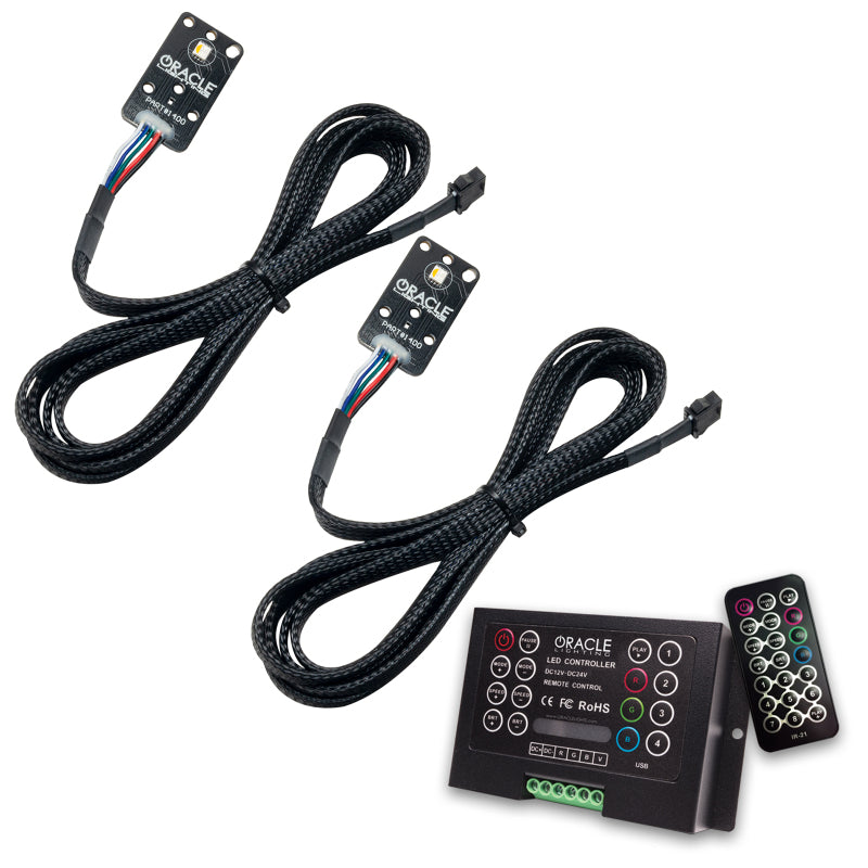 Oracle 20-21 Toyota Supra GR RGB+A Headlight DRL Upgrade Kit - ColorSHIFT 2 Headlights ORACLE Lighting