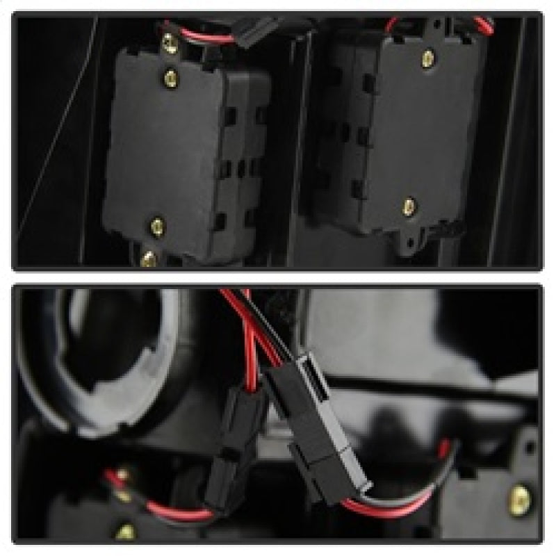Spyder 09-16 Dodge Ram 1500 Light Bar LED Tail Lights - Black ALT-YD-DRAM09V2-LED-BK Tail Lights SPYDER