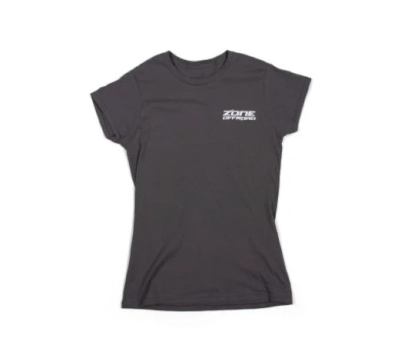 Zone Offroad Charcoal Gray Premium Cotton T-Shirt w/ Zone Offroad Logo - Womens - 2XL Shirts Zone Offroad