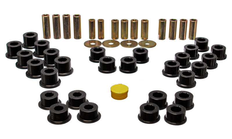 Energy Suspension 90-97 Mazda Miata Black Rear Control Arm Bushing Set Bushing Kits Energy Suspension