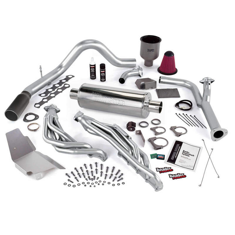 Banks Power 99-04 Ford 6.8L Truck EGR-Late Cat PowerPack System - SS Single Exhaust w/ Black Tip Performance Packages Banks Power