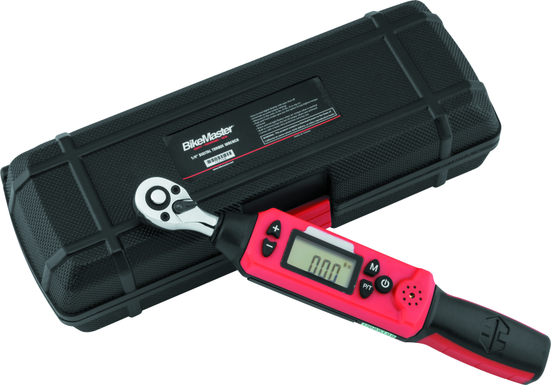 BikeMaster 1/4in Digital Torque Wrench Tools BikeMaster
