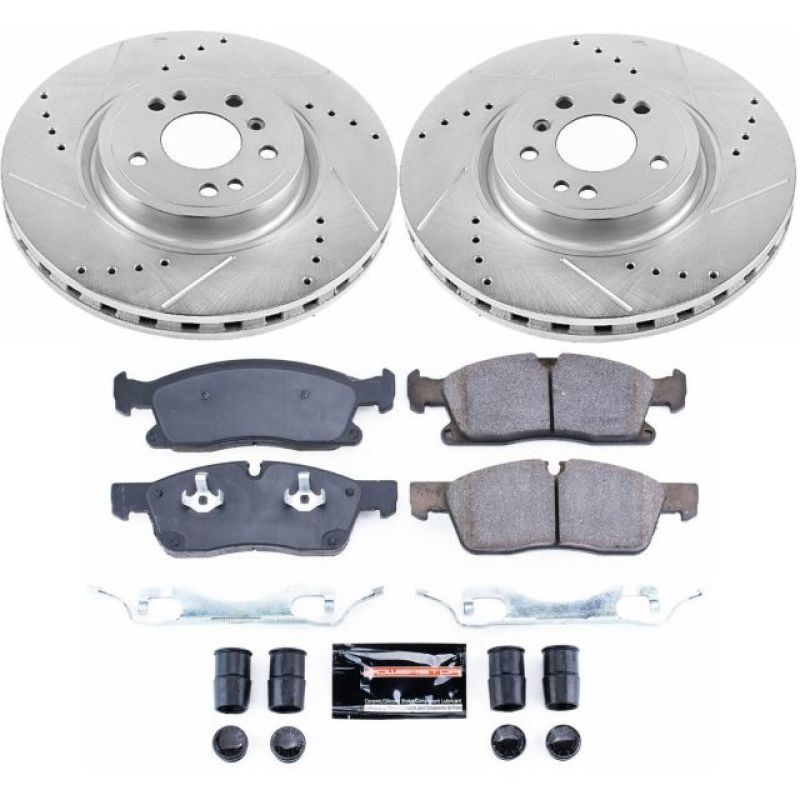 Power Stop 2016 Mercedes-Benz GLE300d Front Z23 Evolution Sport Brake Kit Brake Kits - Performance D&S PowerStop