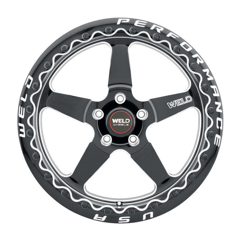Weld S156 15x10 Ventura 6 Drag 6x139.7 ET38 BS7.00 Gloss BLK MIL DIA 106.1 Wheels - Cast Weld