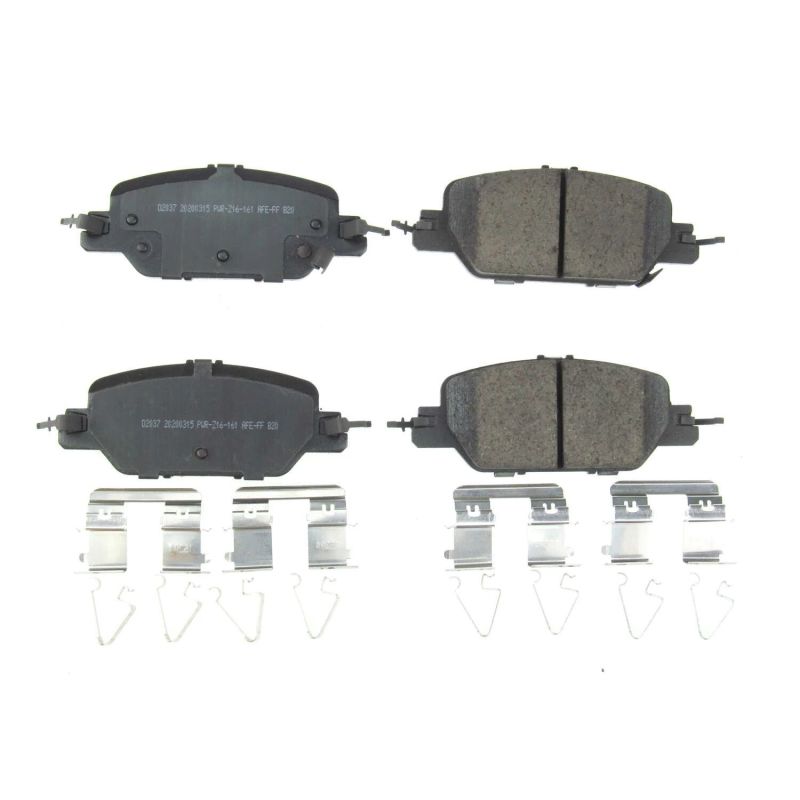 Power Stop 17-19 Honda CR-V Rear Z17 Evolution Ceramic Brake Pads w/Hardware Brake Pads - OE PowerStop