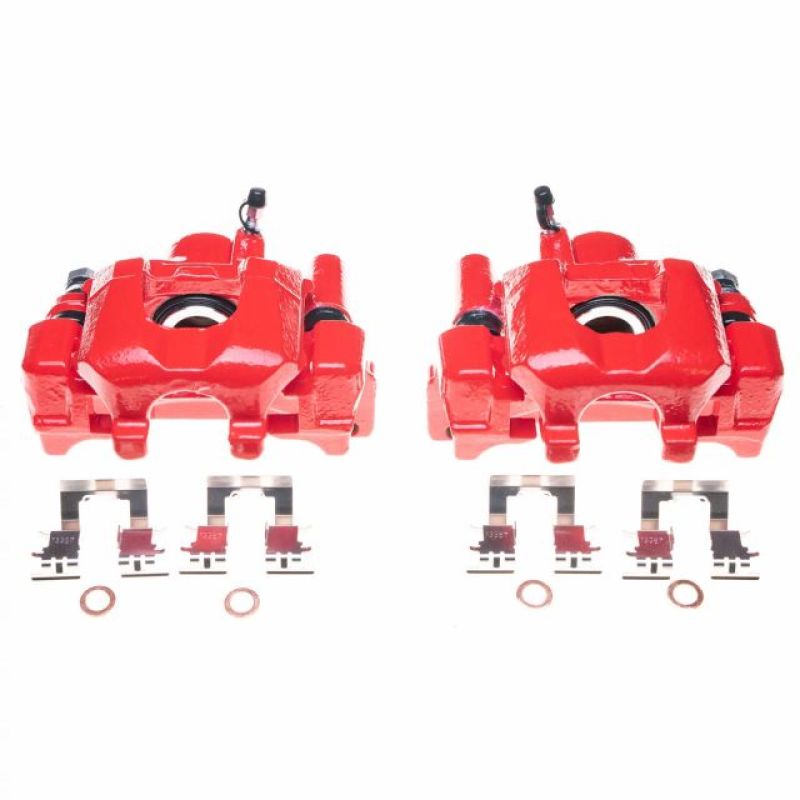 Power Stop 01-03 Toyota Highlander Rear Red Calipers - Pair Brake Calipers - Perf PowerStop