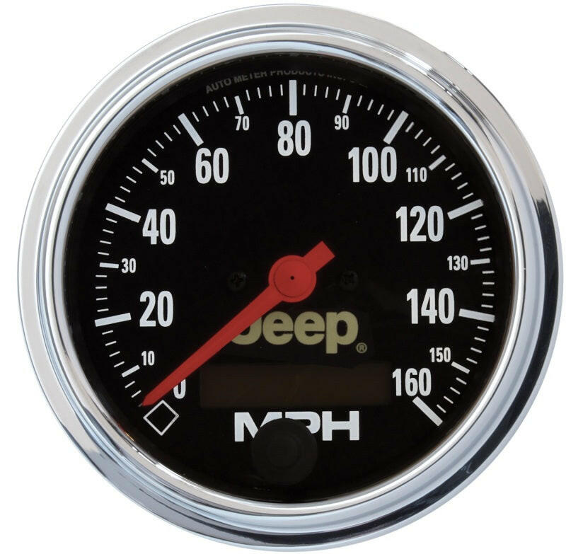 Autometer 87-96 Jeep Wrangler YJ 7pc Direct-Fit Dash Gauge Kit Gauges AutoMeter