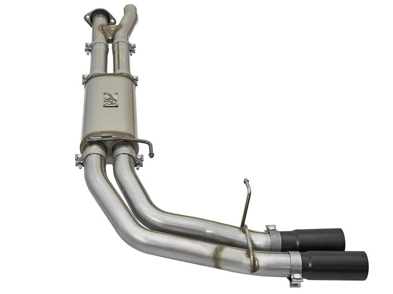 aFe POWER Rebel Series 3in 409 SS Cat Back Exhaust w/ Black Tips 17 Ford F-150 Raptor V6-3.5L Catback aFe