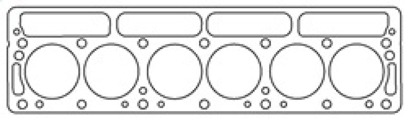 Cometic Triumph 1968-1971 TR6 I6 .063in Copper Cylinder Head Gasket-76mm Bore-Without Recessed Block Head Gaskets Cometic Gasket