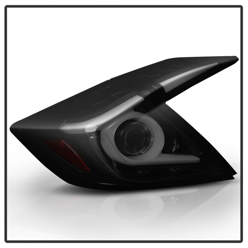 Spyder 16-18 Honda Civic 4 Door Light Bar LED Tail Lights - Black Smoke (ALT-YD-HC164D-LB-BSM) Tail Lights SPYDER