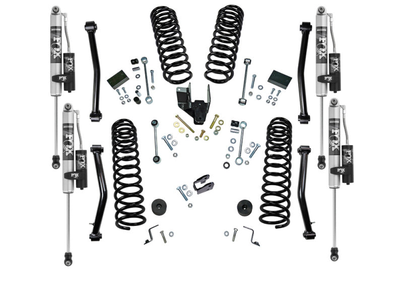 Superlift 18-22 Jeep Wrangler JL (NO Mojave) 4WD 4in. Dual Rate Coil Lift Kit w/Fox 2.0 Res Shocks Lift Kits Superlift