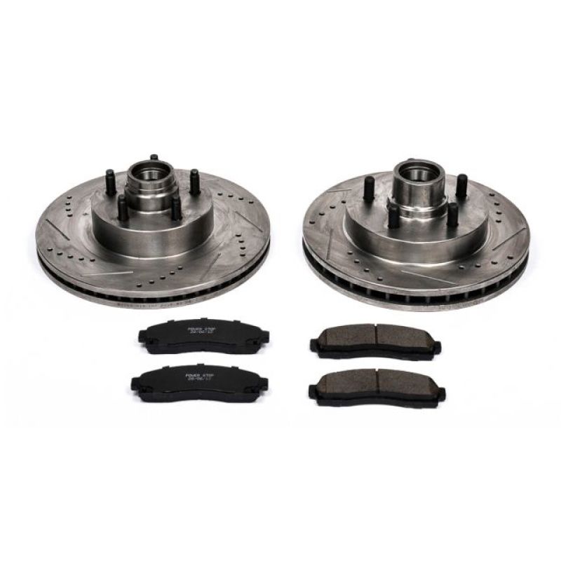 Power Stop 01-03 Ford Explorer Sport Front Z23 Evolution Sport Brake Kit Brake Kits - Performance D&S PowerStop