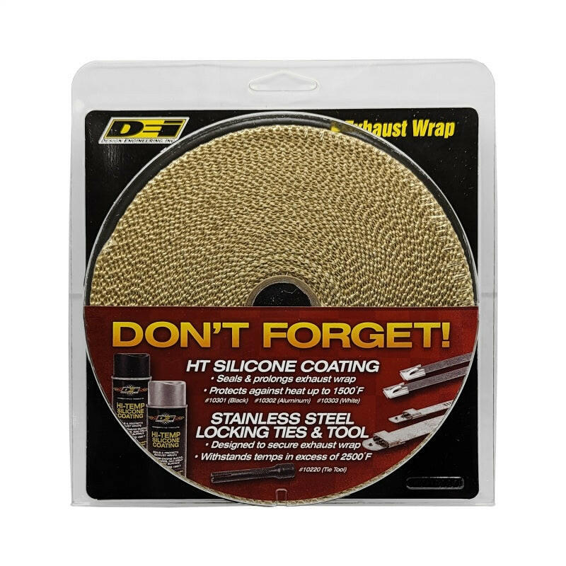 DEI Exhaust Wrap 2in x 50ft - Tan Exhaust Wrap DEI