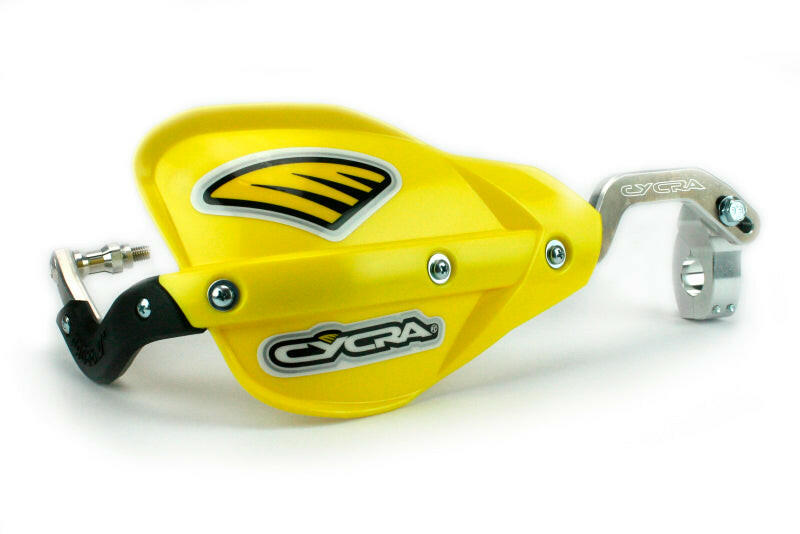 Cycra CRM Racer Pack 1-1/8 in. - Yellow Hand Guards Cycra