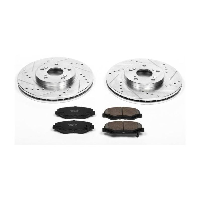Power Stop 03-08 Honda Pilot Front Z23 Evolution Sport Brake Kit Brake Kits - Performance D&S PowerStop