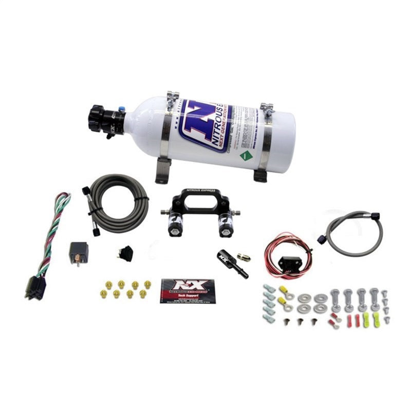 Nitrous Express Polaris RZR 800cc Nitrous Plate Kit w/5.0lb Bottle Nitrous Systems Nitrous Express