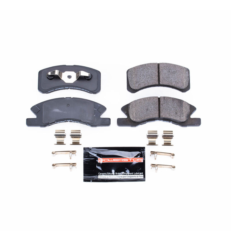 Power Stop 14-15 Mitsubishi Mirage Front Z23 Evolution Sport Brake Pads w/Hardware Brake Pads - Performance PowerStop