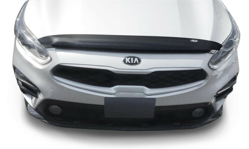 AVS 19-23 Kia Forte Carflector Low Profile Hood Shield - Smoke Hood Deflectors AVS