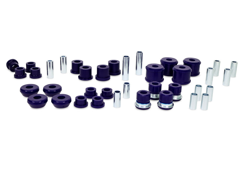 SuperPro 90-97 Mitsubishi Montero LS Control Arm & Trailing Arm Bushing Kit - (65mm Trailing Arm) Bushings - Full Vehicle Kits Superpro