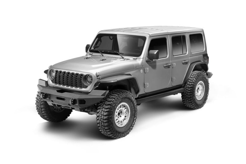 Go Rhino 18-26 Jeep Wrangler JL/JLU (Excl. LED Fog Lights) Trailline Front Bumper - Tex. Blk Bumpers - Steel Go Rhino