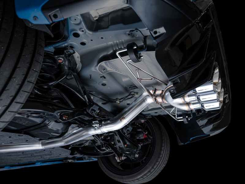 AWE Tuning 2023 Honda Civic Type R FL5 Track Edition Exhaust w/ Triple Chrome Silver Tips Catback AWE Tuning