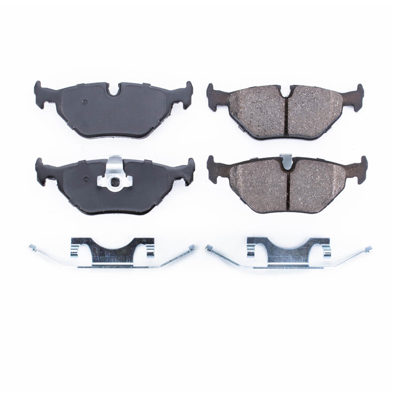 Power Stop 01-02 BMW 525i Rear Z17 Evolution Ceramic Brake Pads w/Hardware Brake Pads - OE PowerStop
