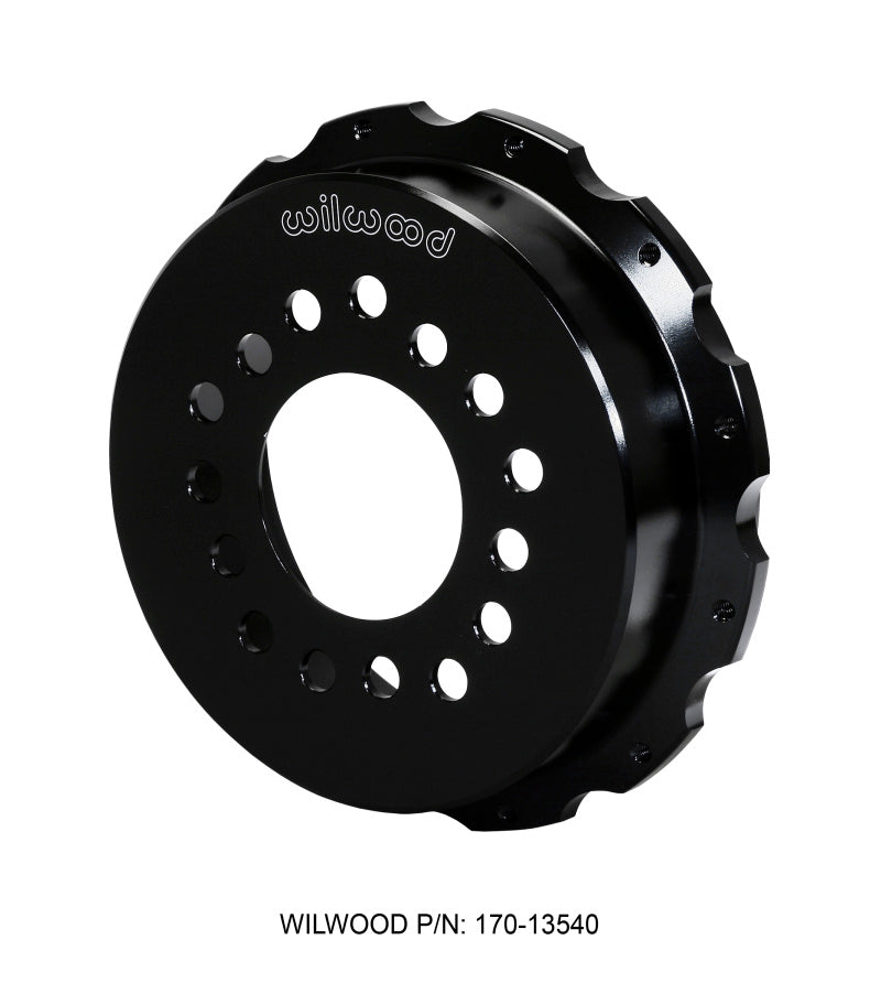 Wilwood Hat-Park Brake 1.95in Offset - Aluminum Multi-5 Lug - 12 on 8.75in Brake Rotors - 2 Piece Wilwood