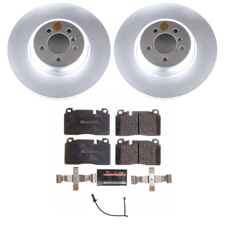 Power Stop 2013 Audi Q5 Front Euro-Stop Brake Kit Brake Kits - OE PowerStop
