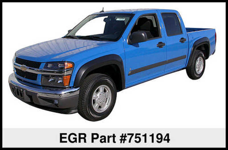 EGR 04-12 Chevy Colorado/GMC Canyon Rugged Look Fender Flares - Set (751194) Fender Flares EGR
