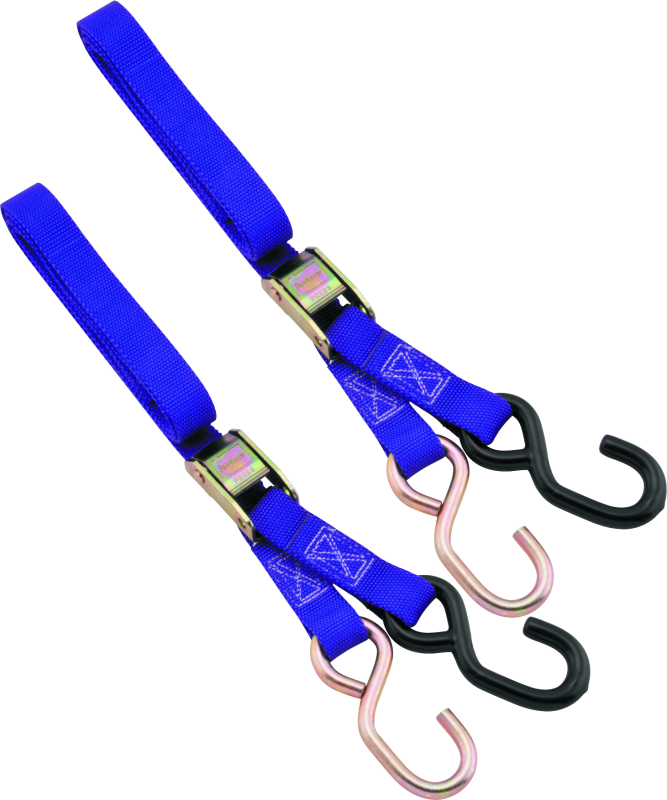 BikeMaster 1in Tiedown - Purple Cargo Tie-Downs BikeMaster