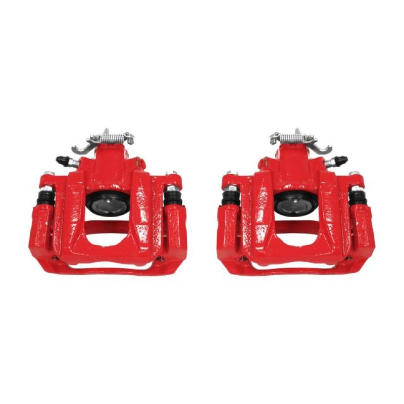 Power Stop 08-16 Chrysler Town & Country Rear Red Calipers w/Brackets - Pair Brake Calipers - Perf PowerStop