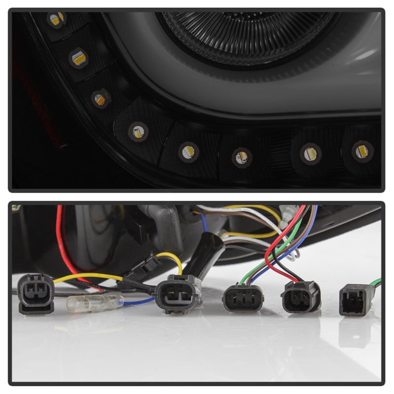 Spyder 16-18 Honda Civic 4 Door Light Bar LED Tail Lights - Black Smoke (ALT-YD-HC164D-LB-BSM) Tail Lights SPYDER