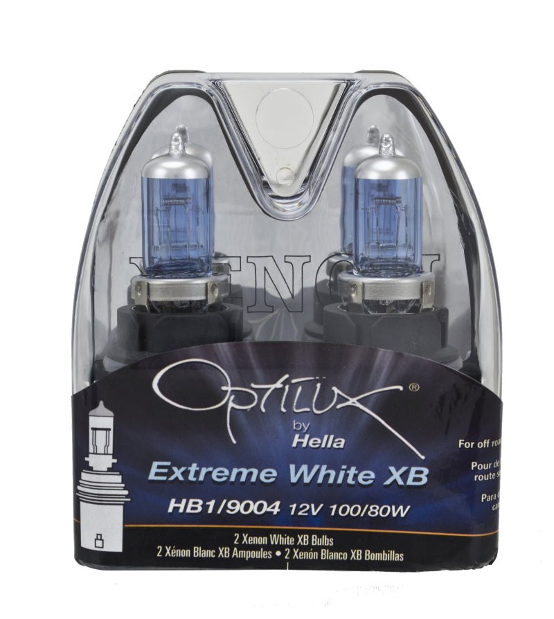 Hella Bulb HB1 9004 12V 100/80W XEN WHT XB (2) Bulbs Hella