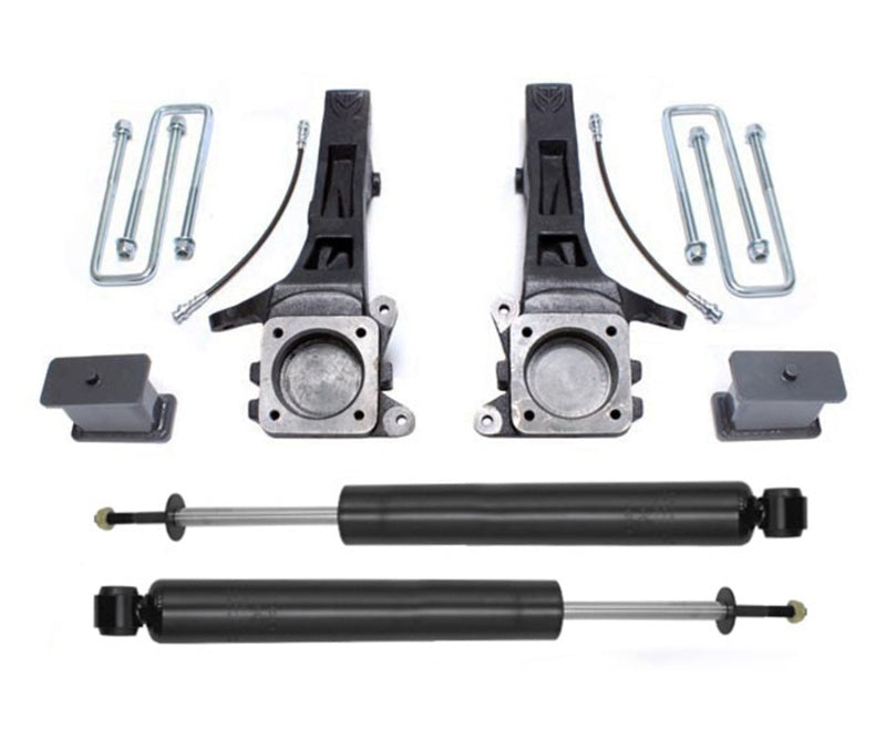 MaxTrac 05-18 Toyota Tacoma 2WD 6 Lug 4in/2in MaxPro Spindle Lift Kit w/MaxTrac Shocks Steering Knuckles & Spindles Maxtrac